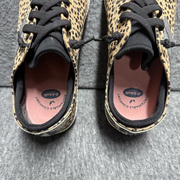 Dr. Scholls Cheetah Leopard Sweet Kicks Sneakers Shoe Lace Ups Womens 6.5 M Slip - Picture 6 of 7